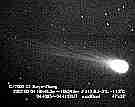 Ikeya-Zhang
Technik - Technique: CCD
Homepage: www.bea.hi-ho.ne.jp/starlight/ikeya/
URL: www.bea.hi-ho.ne.jp/starlight/ikeya/C2002C1-20020304-tanaka.jpg
Datum - Date: 20020304
Zeit - Time: 18h 48.3m - 18h 54.5m JST
Autor - Author: Toshihiko Tanaka
Ort - Place: Japan
Instrument: Epsilon 210
Kamera - Camera: BJ-31L
Dauer - Duration: 4x30s
Compilation by Jost Jahn